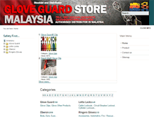 Tablet Screenshot of gloveguardmalaysia.com
